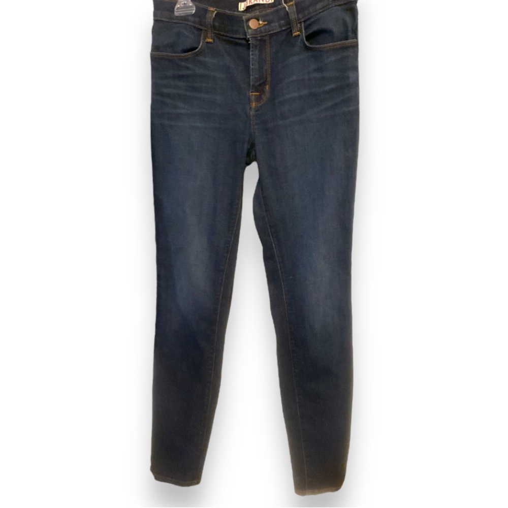 JBRAND Premium Denim Mazzaro Super Skinny Dark Wash Ankle Crop Jeans W28